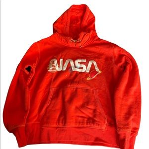 Red NASA hoodie